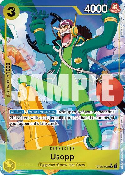 Usopp (Full Art) (ST29-002) [Starter Deck 29: Egghead] | Jack's On Queen
