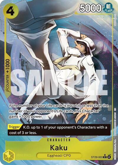 Kaku (Full Art) (ST29-003) [Starter Deck 29: Egghead] | Jack's On Queen