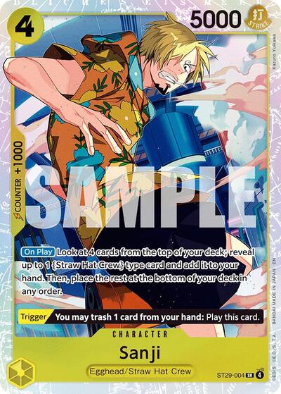 Sanji (ST29-004) [Starter Deck 29: Egghead] | Jack's On Queen