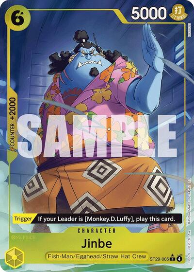 Jinbe (Full Art) (ST29-005) [Starter Deck 29: Egghead] | Jack's On Queen