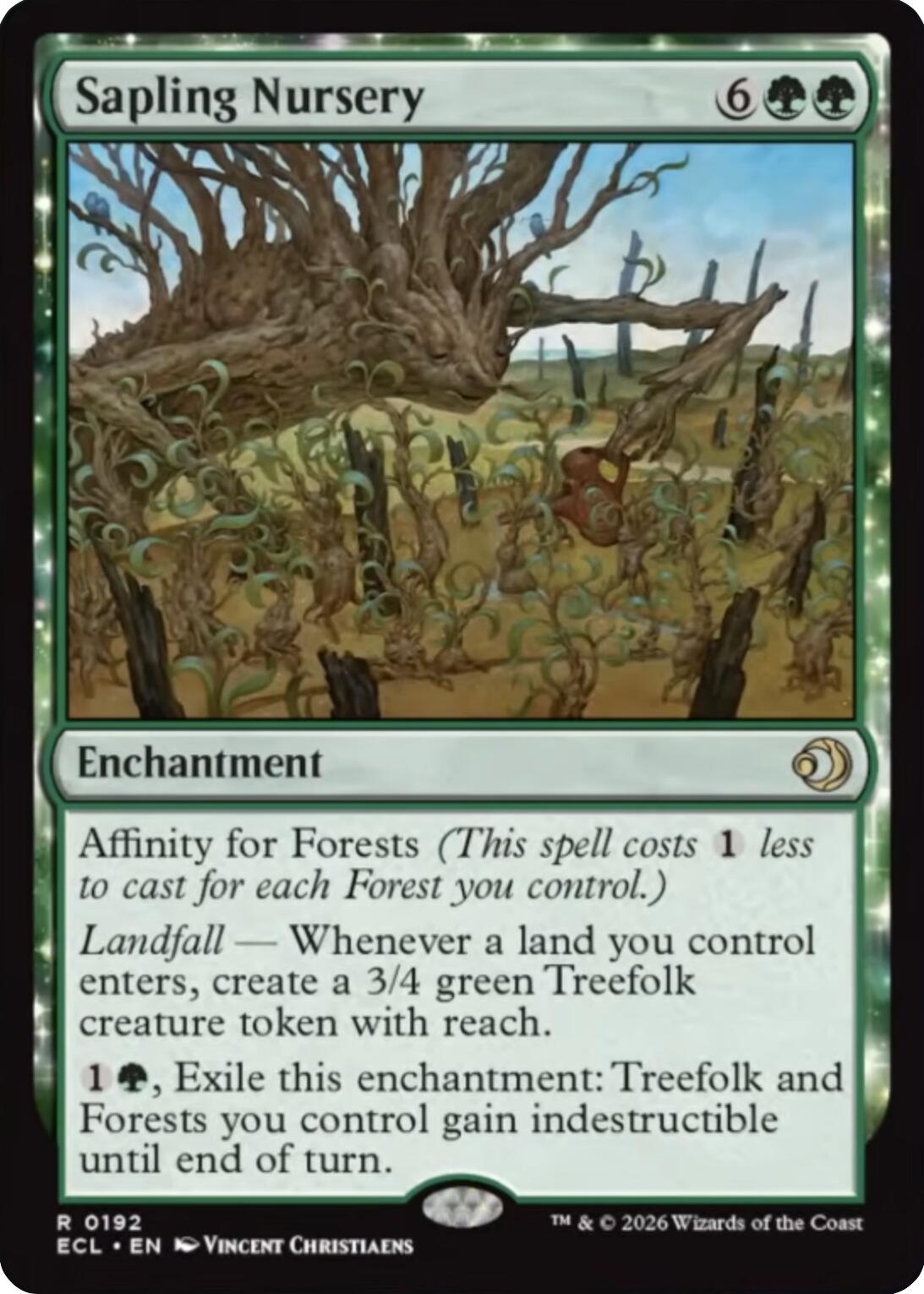 Sapling Nursery [Lorwyn Eclipsed] | Jack's On Queen