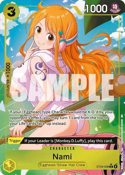 Nami (Full Art) (ST29-008) [Starter Deck 29: Egghead] | Jack's On Queen