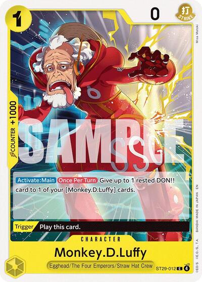 Monkey.D.Luffy (012) (ST29-012) [Starter Deck 29: Egghead] | Jack's On Queen