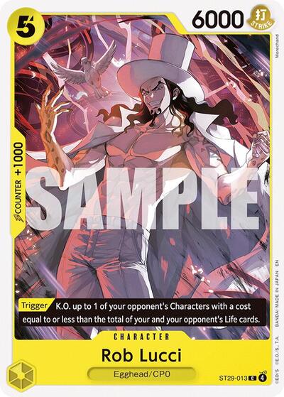 Rob Lucci (ST29-013) [Starter Deck 29: Egghead] | Jack's On Queen