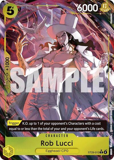 Rob Lucci (Full Art) (ST29-013) [Starter Deck 29: Egghead] | Jack's On Queen
