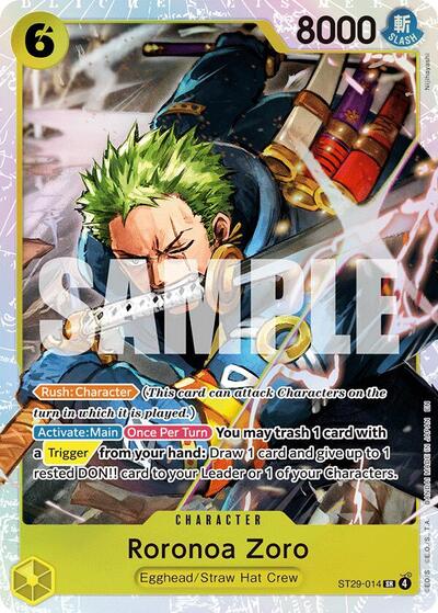 Roronoa Zoro (ST29-014) [Starter Deck 29: Egghead] | Jack's On Queen