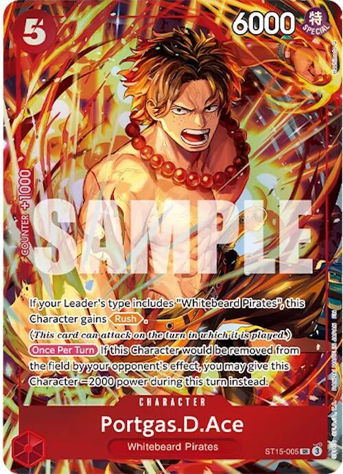 Portgas.D.Ace (Illustration Box Vol.5) (ST15-005) [One Piece Promotion Cards] | Jack's On Queen