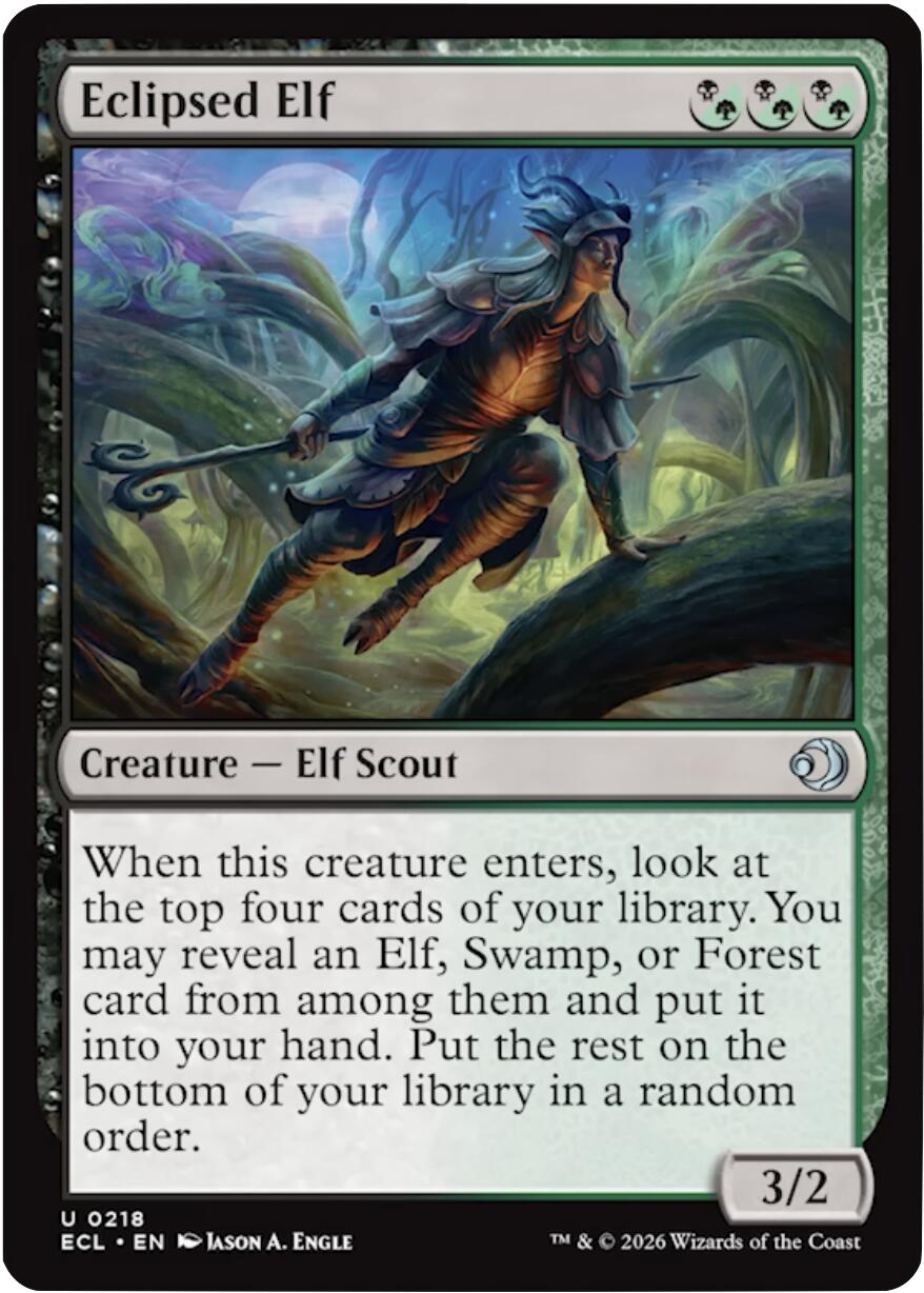 Eclipsed Elf [Lorwyn Eclipsed] | Jack's On Queen