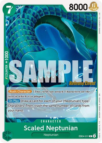 Scaled Neptunian (EB04-011) [The Azure Sea's Seven Release Event Cards] | Jack's On Queen