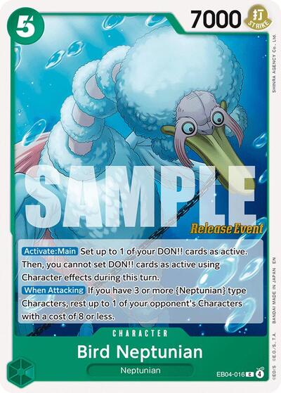 Bird Neptunian (EB04-016) [The Azure Sea's Seven Release Event Cards] | Jack's On Queen