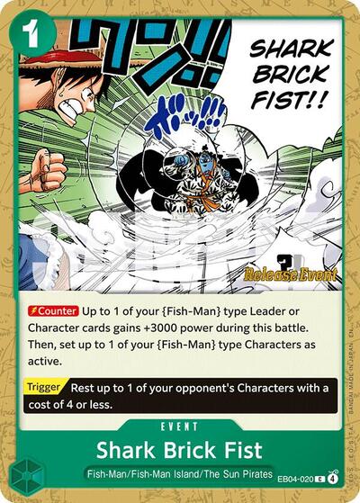 Shark Brick Fist (EB04-020) [The Azure Sea's Seven Release Event Cards] | Jack's On Queen