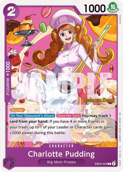 Charlotte Pudding (EB04-034) [The Azure Sea's Seven Release Event Cards] | Jack's On Queen