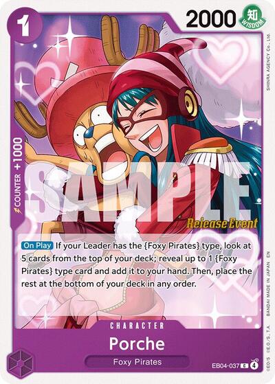 Porche (EB04-037) [The Azure Sea's Seven Release Event Cards] | Jack's On Queen