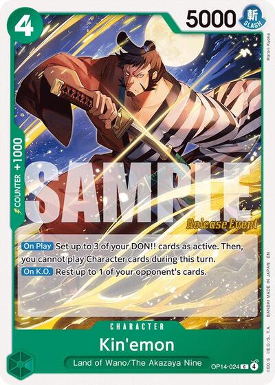 Kin'emon (OP14-024) [The Azure Sea's Seven Release Event Cards] | Jack's On Queen