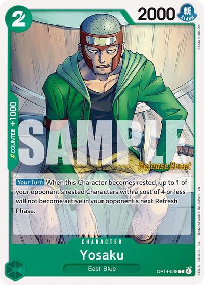 Yosaku (OP14-035) [The Azure Sea's Seven Release Event Cards] | Jack's On Queen