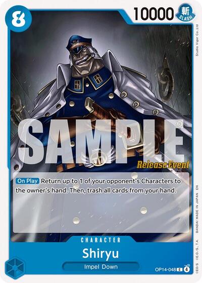 Shiryu (OP14-048) [The Azure Sea's Seven Release Event Cards] | Jack's On Queen