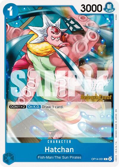 Hatchan (OP14-051) [The Azure Sea's Seven Release Event Cards] | Jack's On Queen