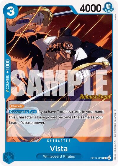 Vista (OP14-053) [The Azure Sea's Seven Release Event Cards] | Jack's On Queen