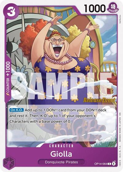 Giolla (OP14-064) [The Azure Sea's Seven Release Event Cards] | Jack's On Queen