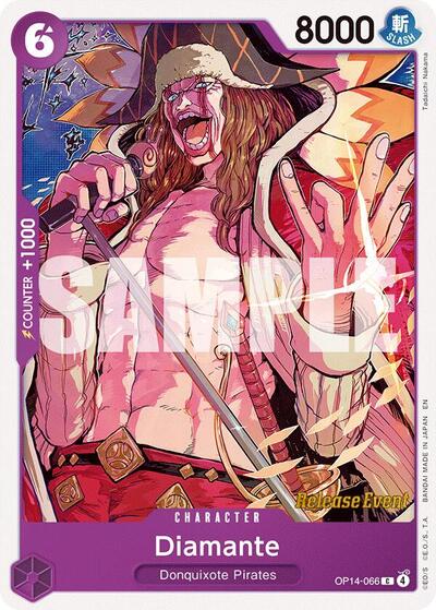 Diamante (OP14-066) [The Azure Sea's Seven Release Event Cards] | Jack's On Queen