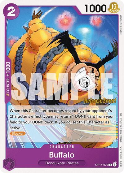 Buffalo (OP14-070) [The Azure Sea's Seven Release Event Cards] | Jack's On Queen
