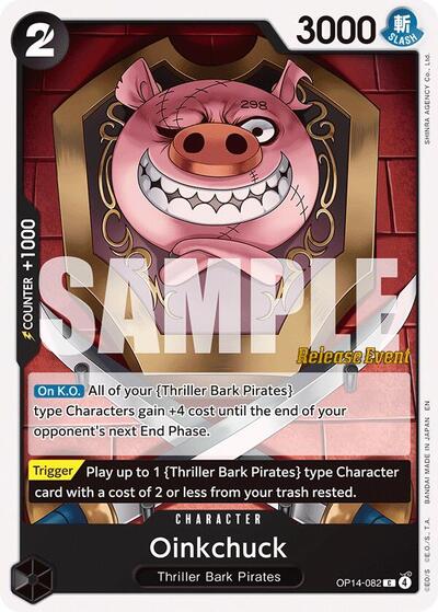 Oinkchuck (OP14-082) [The Azure Sea's Seven Release Event Cards] | Jack's On Queen