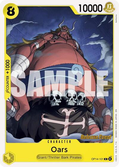 Oars (OP14-101) [The Azure Sea's Seven Release Event Cards] | Jack's On Queen