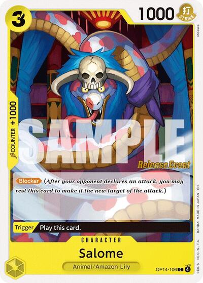 Salome (OP14-106) [The Azure Sea's Seven Release Event Cards] | Jack's On Queen