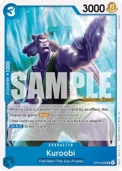 Kuroobi (OP14-045) [The Azure Sea's Seven Release Event Cards] | Jack's On Queen