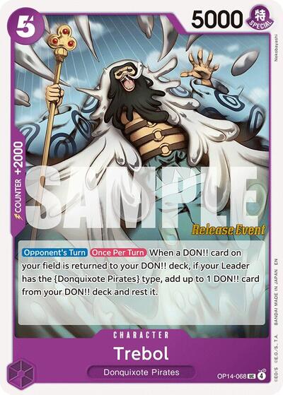 Trebol (OP14-068) [The Azure Sea's Seven Release Event Cards] | Jack's On Queen