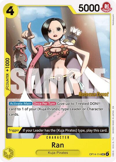 Ran (OP14-114) [The Azure Sea's Seven Release Event Cards] | Jack's On Queen