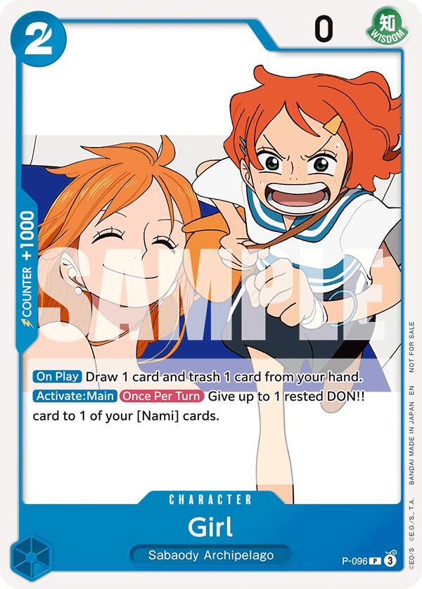 Girl (OP14 Release Event) (P-096) [One Piece Promotion Cards] | Jack's On Queen