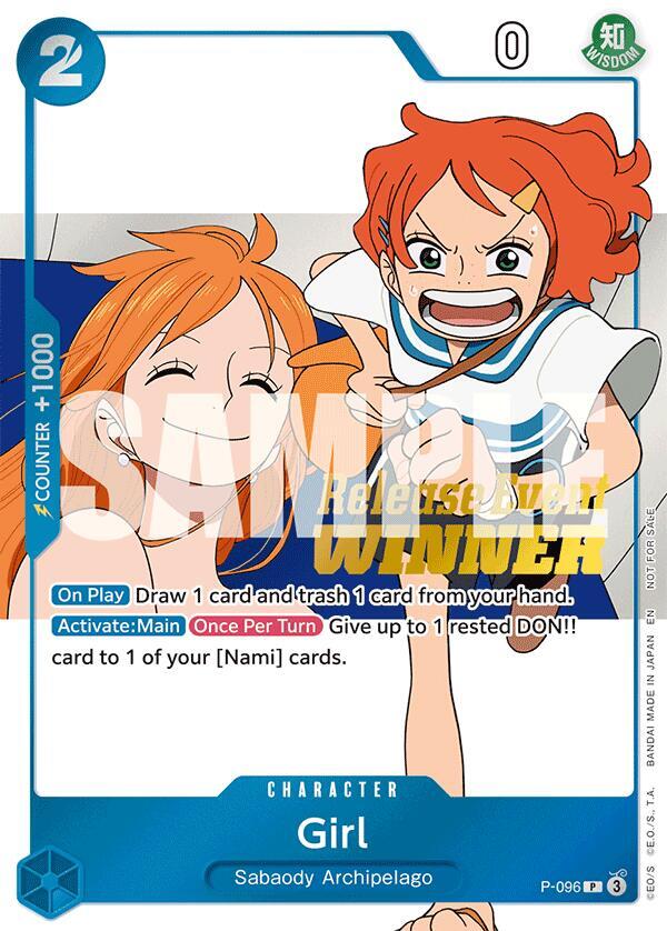 Girl (OP14 Release Event Winner) (P-096) [One Piece Promotion Cards] | Jack's On Queen