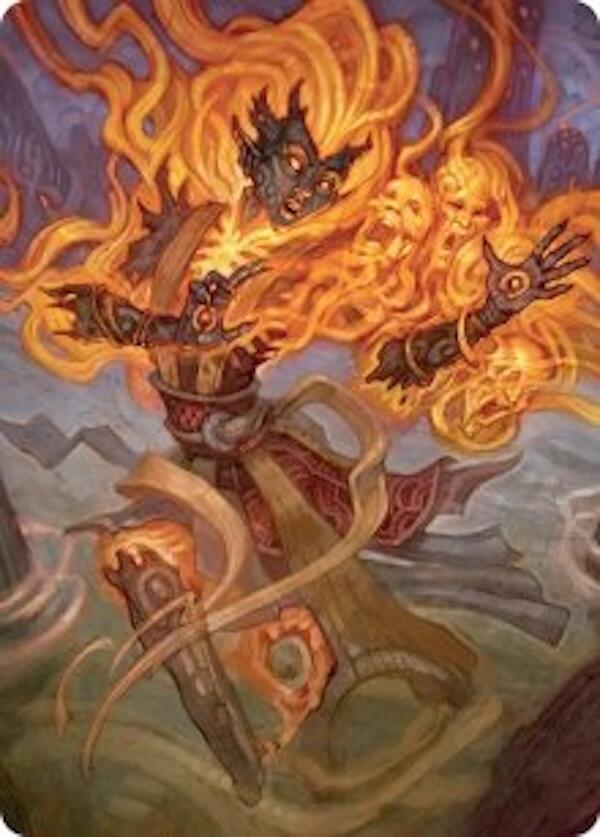 Ashling, Rekindled Art Card (33/54) [Lorwyn Eclipsed Art Series] | Jack's On Queen