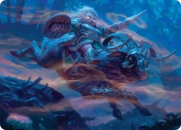 Bristlebane Outrider Art Card [Lorwyn Eclipsed Art Series] | Jack's On Queen