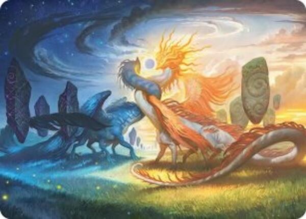 Celestial Reunion Art Card (19/54) [Lorwyn Eclipsed Art Series] | Jack's On Queen