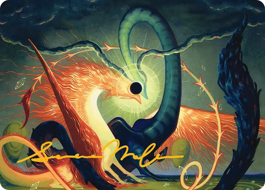 Celestial Reunion Art Card (42/54) (Gold-Stamped Signature) [Lorwyn Eclipsed Art Series] | Jack's On Queen