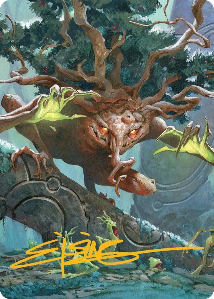 Ferrafor, Young Yew Art Card (Gold-Stamped Signature) [Lorwyn Eclipsed Art Series] | Jack's On Queen