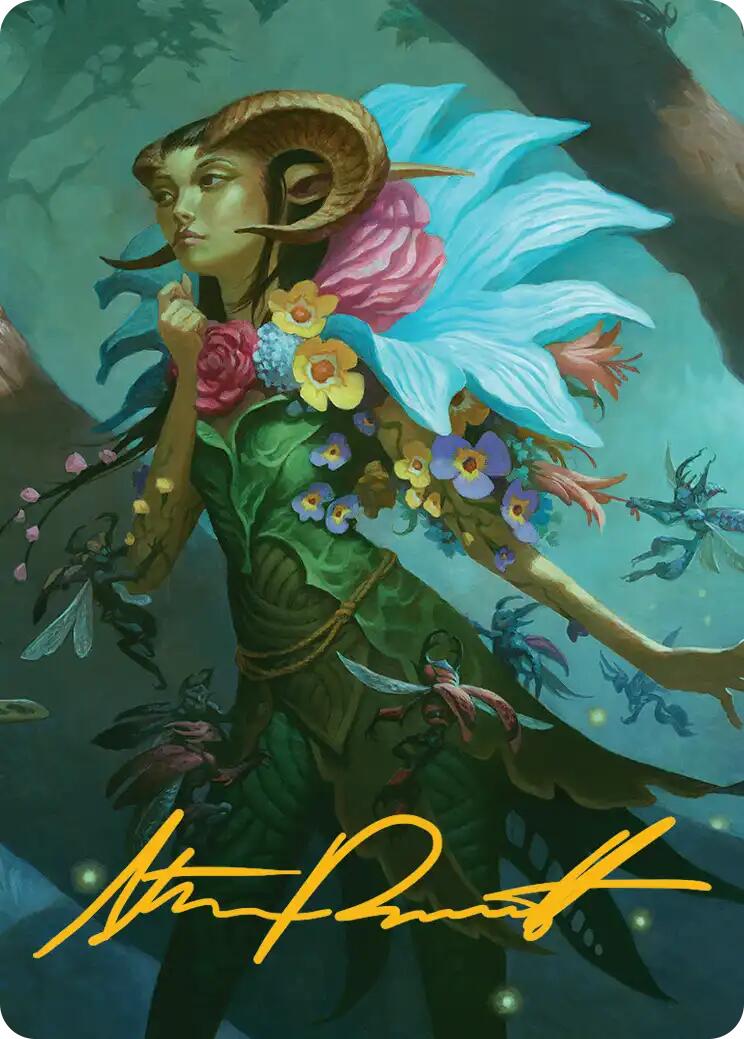 Maralen, Fae Ascendant Art Card (Gold-Stamped Signature) [Lorwyn Eclipsed Art Series] | Jack's On Queen