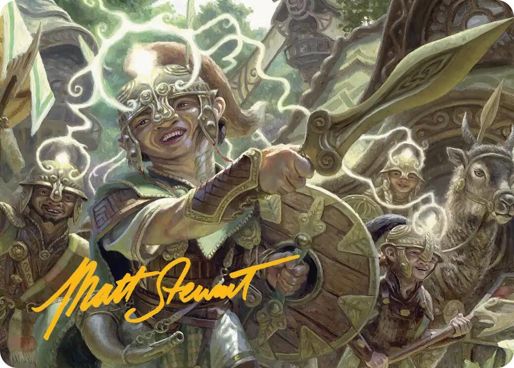 Thoughtweft Lieutenant Art Card (Gold-Stamped Signature) [Lorwyn Eclipsed Art Series] | Jack's On Queen