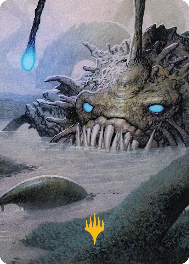 Deceit Art Card (Gold-Stamped Planeswalker Symbol) [Lorwyn Eclipsed Art Series] | Jack's On Queen
