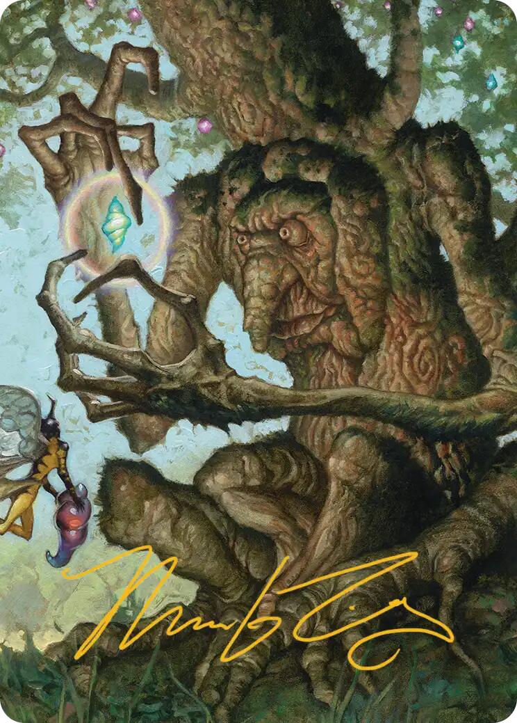 Faeburrow Elder Art Card (Gold-Stamped Signature) [Lorwyn Eclipsed Art Series] | Jack's On Queen