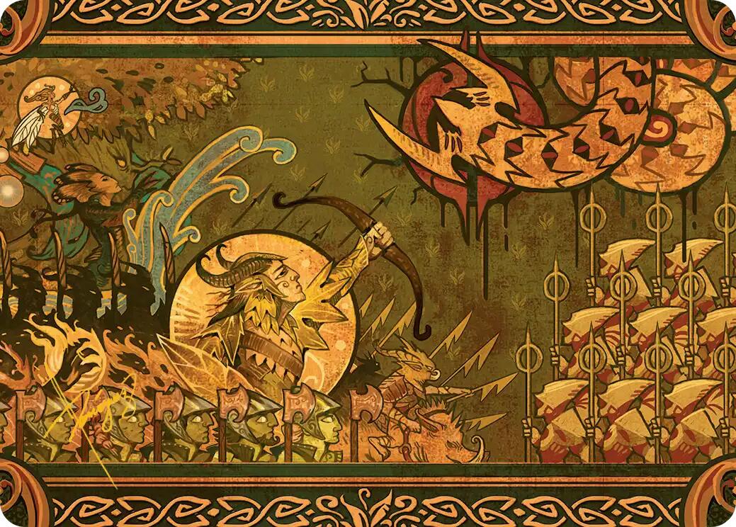 Chronicle of Victory Art Card (Gold-Stamped Signature) [Lorwyn Eclipsed Art Series] | Jack's On Queen