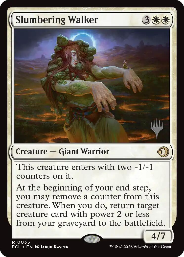 Slumbering Walker [Lorwyn Eclipsed Promos] | Jack's On Queen