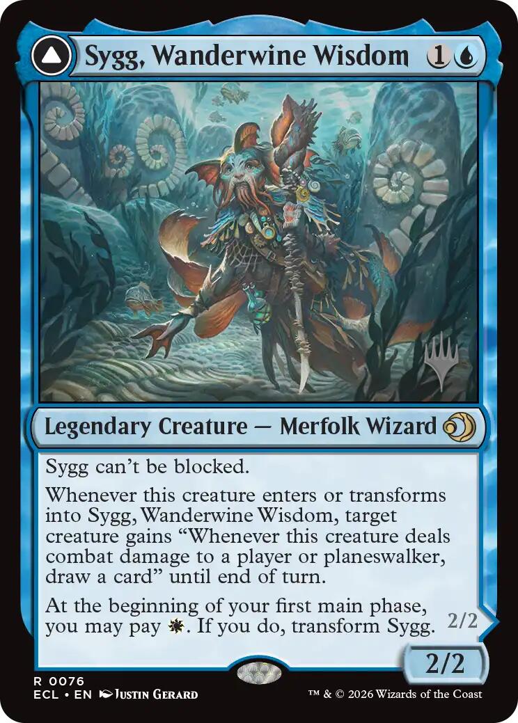 Sygg, Wanderwine Wisdom [Lorwyn Eclipsed Promos] | Jack's On Queen