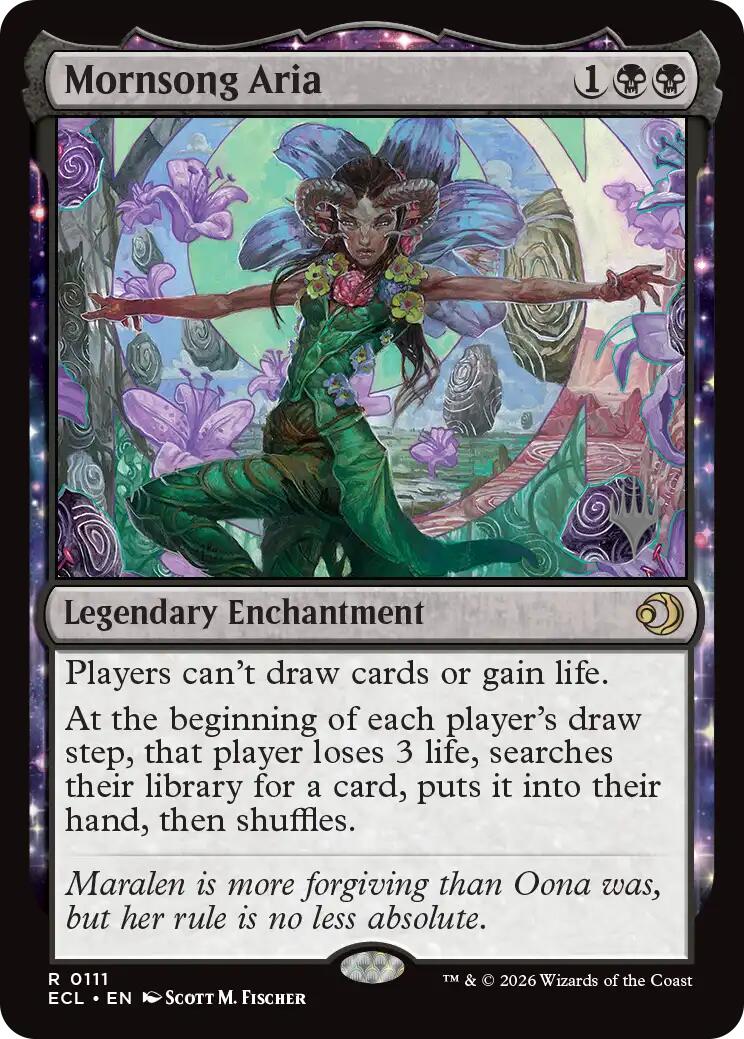 Mornsong Aria [Lorwyn Eclipsed Promos] | Jack's On Queen