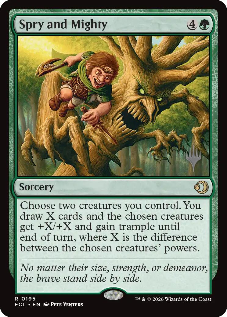 Spry and Mighty [Lorwyn Eclipsed Promos] | Jack's On Queen