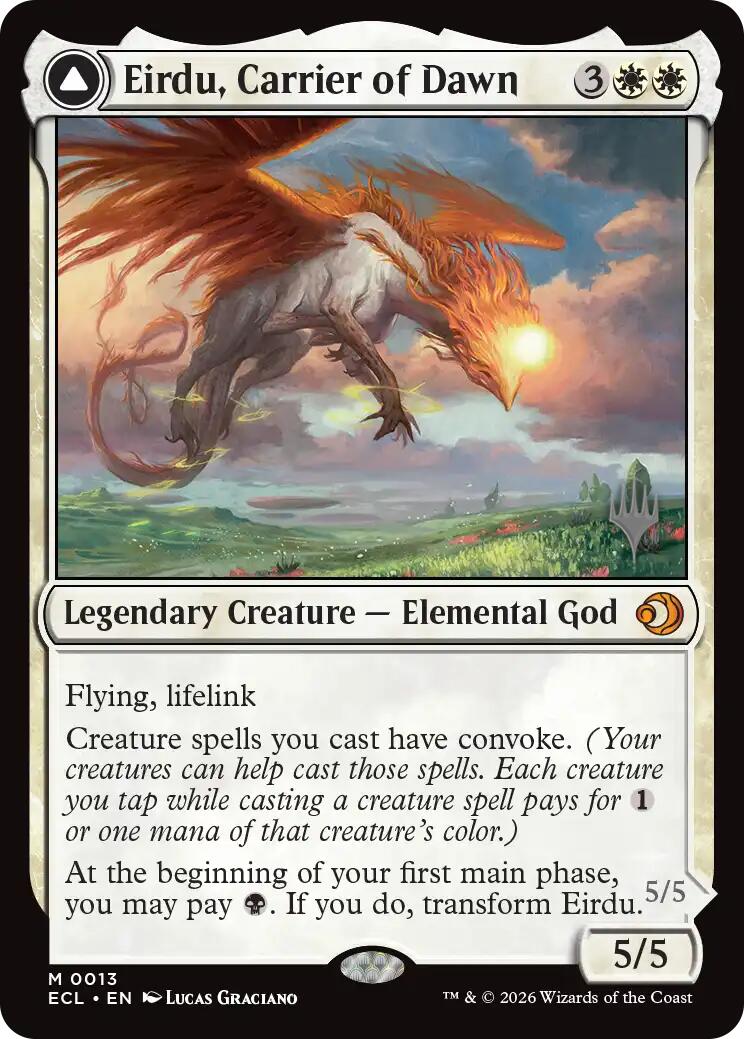 Eirdu, Carrier of Dawn [Lorwyn Eclipsed Promos] | Jack's On Queen