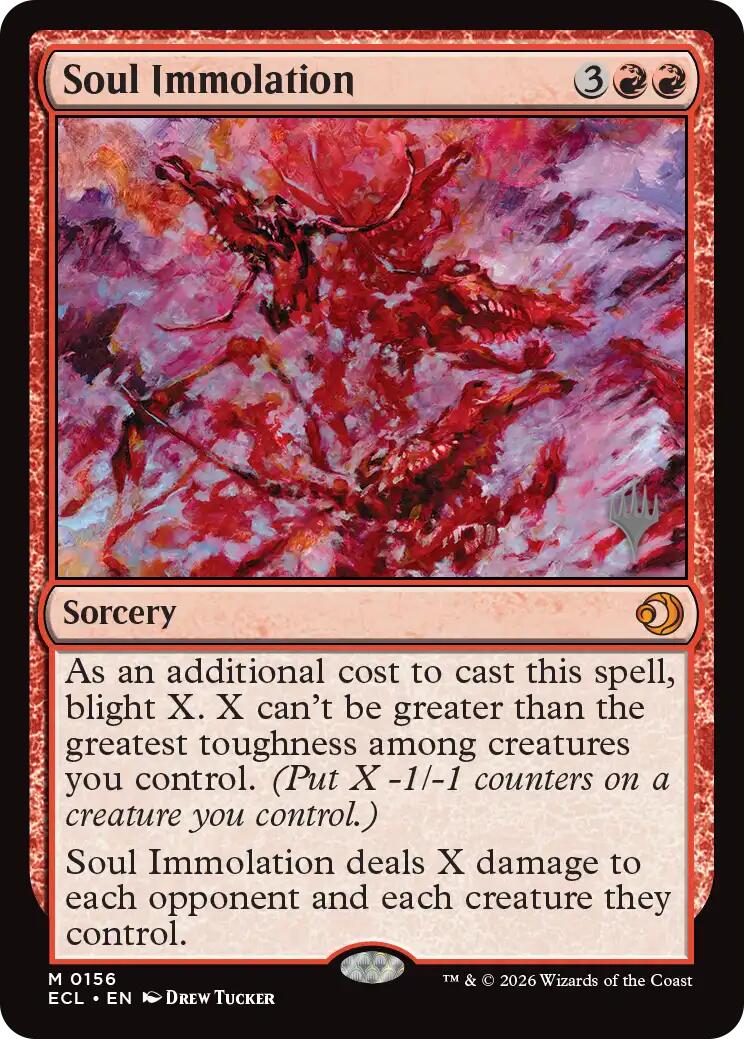 Soul Immolation [Lorwyn Eclipsed Promos] | Jack's On Queen