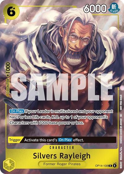 Silvers Rayleigh (Dash Pack) (OP14-108) [The Azure Sea's Seven] | Jack's On Queen